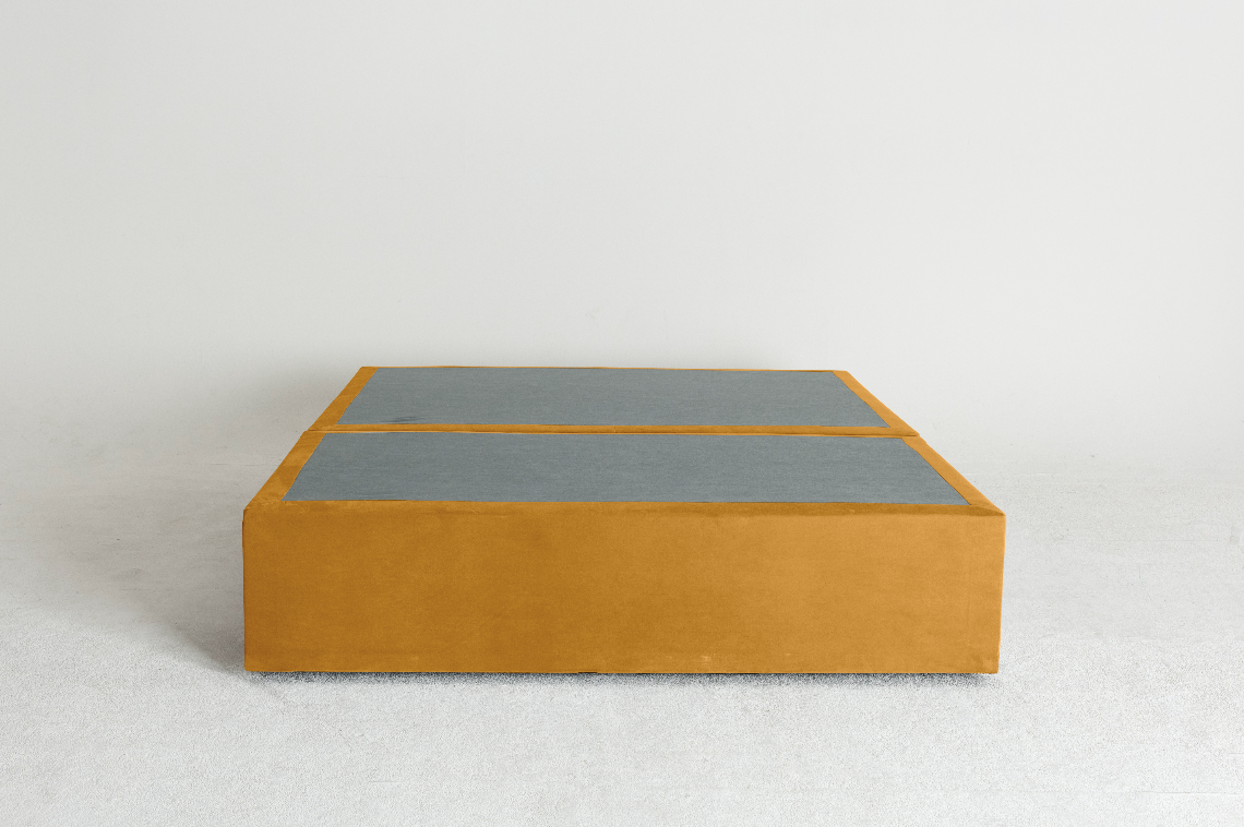 Velvet Maxwell's 4 Drawer Bed Base - Turmeric