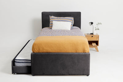 Lucy (Trundle Bed) - Amy Charcoal
