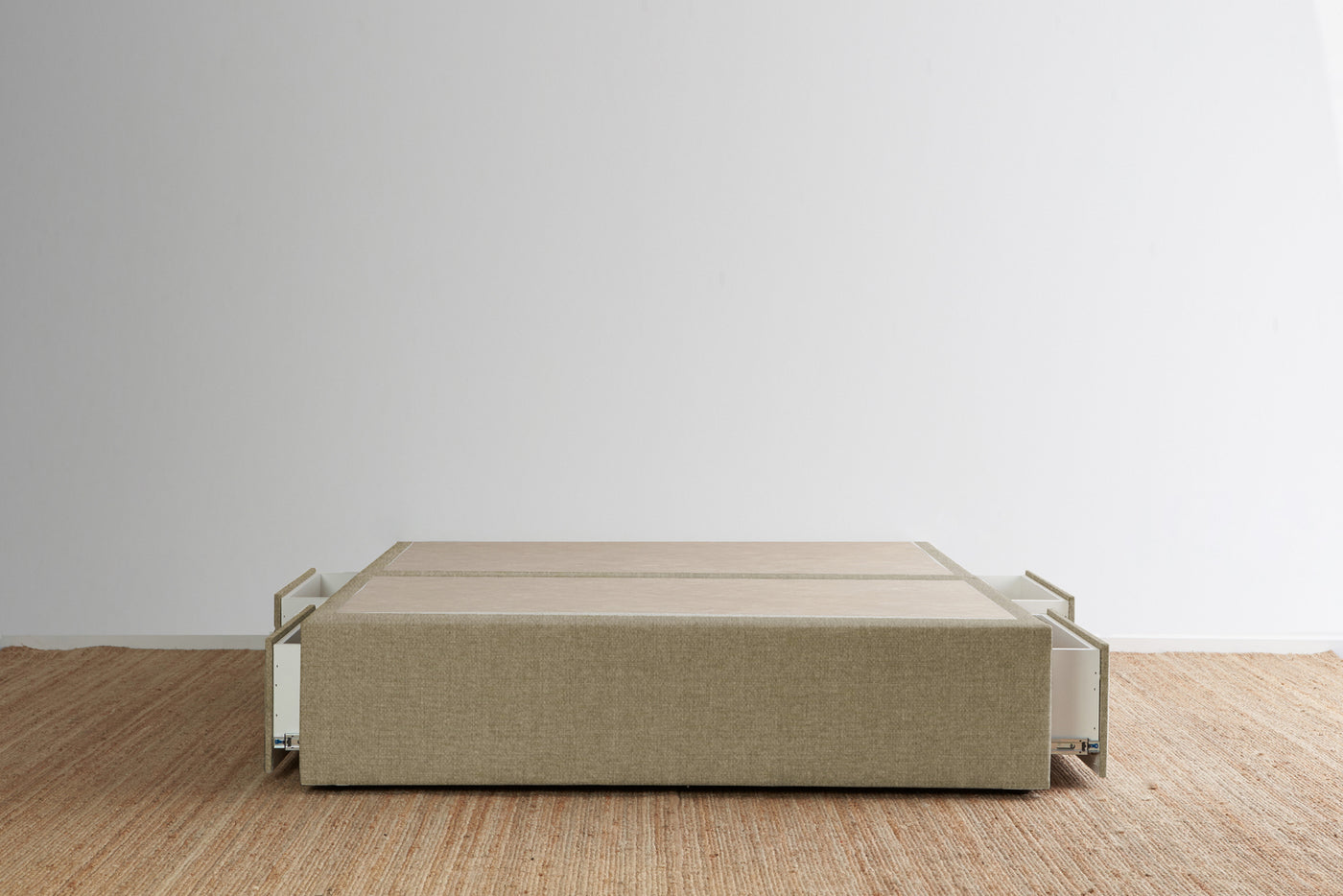 Maxwell's 4 Drawer Bed Base - Bark