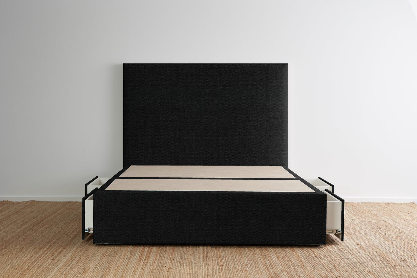 Maxwell's 4 Drawer Bed Base - Ebony