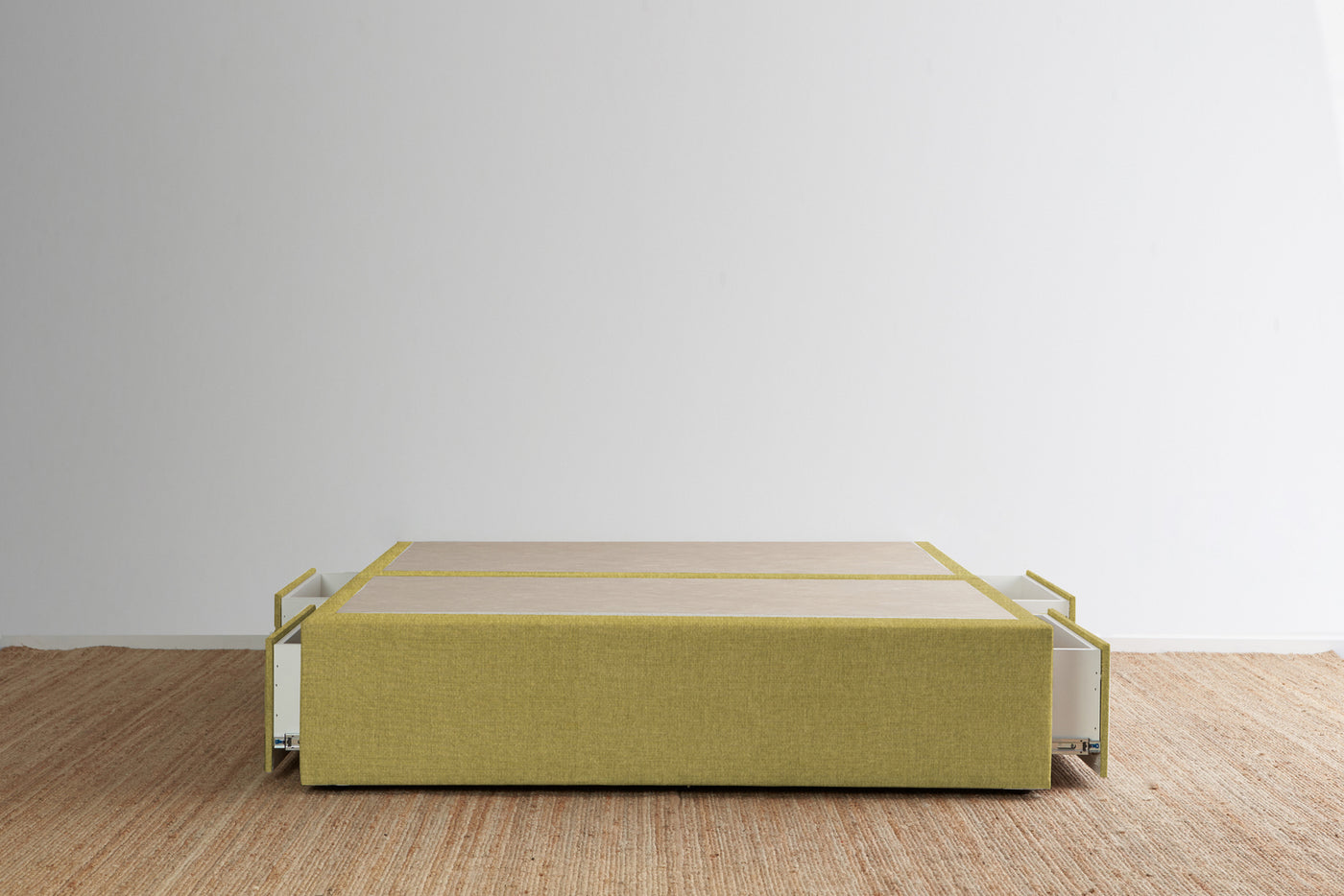 Maxwell's 4 Drawer Bed Base - Lemongrass