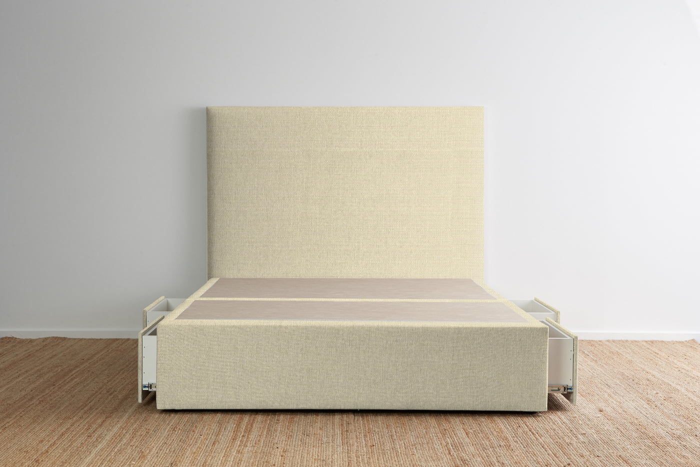 Maxwell's 4 Drawer Bed Base - Macadamia