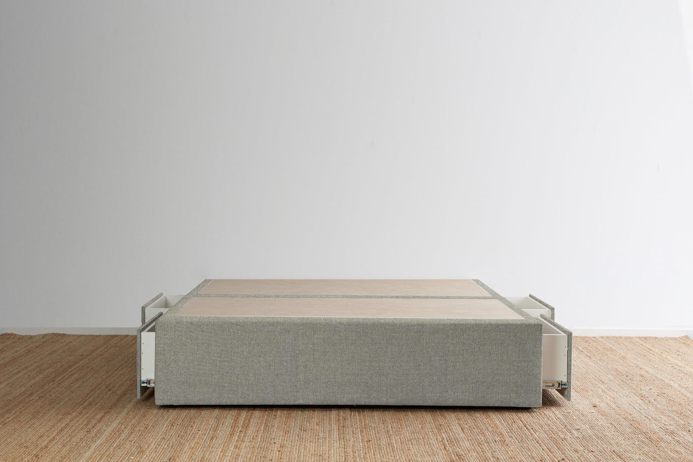 Maxwell's 4 Drawer Bed Base - Pewter