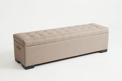 Cam (Quilted Ottoman) - Shell